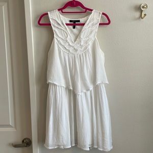 Flowy White GUC BCBG Tiered Dress in Small